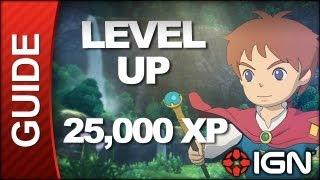 Ni No Kuni Walkthrough - Easily Level Up (25,000 XP)