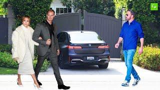 Jennifer Lopez has a hunky new bodyguard after Ben Affleck split as she is seen taking his hand