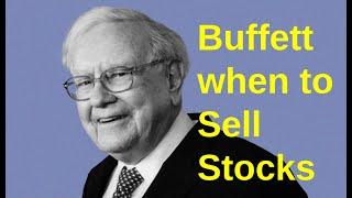 Warren Buffett : When to Sell Stocks #investing #trading #psychology