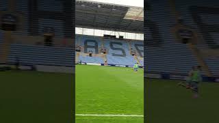 Pitch Side After Coventry City Vs Birmingham City At The Coventry Building Society Arena