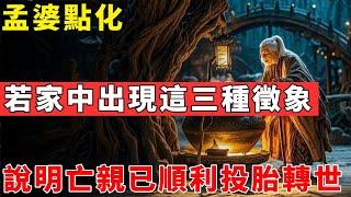 孟婆點化：若家中出現這三種徵象，說明亡親已順利投胎#佛光心境#佛陀#佛學#佛教#禪修#佛法智慧#佛教故事#佛教文化