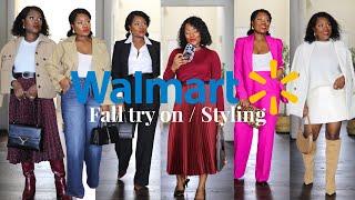 Huge Walmart haul | Fall Fashion Try on and styling over 30 looks