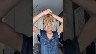 Slow MESSY BUN tutorial!! #Shorts