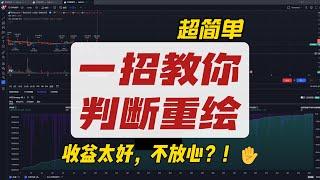 超简单，一招叫你判断【重绘】，妈妈再也不用担心实盘亏钱了！