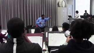 Rich Central H.S. Concert band-clinic@Chicago State Univ.