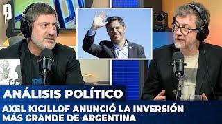 Axel Kicillof anunció la inversión más grande en Argentina