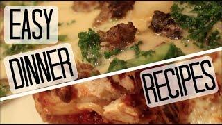 Easy Dinner Recipes | Lasagna + Zuppa Toscana!