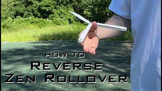 Reverse Zen Rollover - Обучение среднему трюку на ноже бабочке | How to Reverse Zen Roll | #flipping