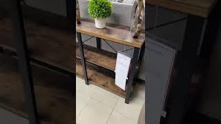 3-Tier Console Sofa Table, Industrial Foyer Table By Simply Relax