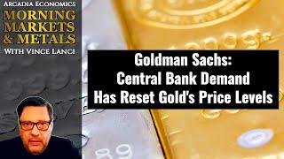 Goldman Sachs: Central Bank Demand Has Reset Gold's Price Levels