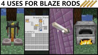 4 Uses For BLAZE RODS In MINECRAFT