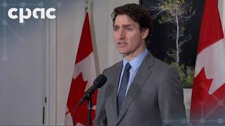 PM Justin Trudeau speaks with reporters following Ukraine summit in London – March 2, 2025