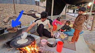 Sajjad's Traditional Bread Baking & Caring for the Kids in Rahela's Absence**