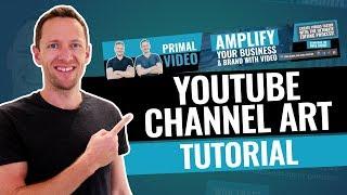 How to Make a YouTube Banner (YouTube Channel Art Tutorial!)