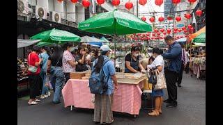 [4K] Morning walking tour Bangkok street market along Patpong Soi 1