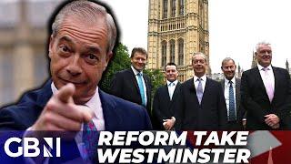 Nigel Farage and Reform UK MPs enter Westminster for first time - 'We will fight for you!'