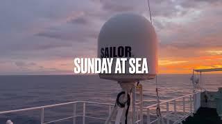 Sunday at Sea- Life Onboard a Container Ship as a Third Officer(pov video)