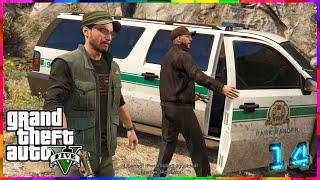 Control De Emigración Con Un Pirado Un Ruso y Trevor | #14 GTAV PC 4K