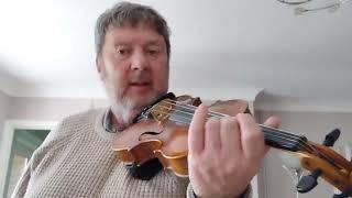 Adam Beanstock talks about harmonics on the violin .