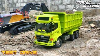 Uji Coba RC Truk Dump Hino 500 6x4 Indonesia