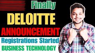 Finally Deloitte BTA Hiring Announced | Deloitte Hiring 2024 | Fresher Jobs | OFF Campus Drive