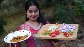 Baby corn  banaya chulhe pe 