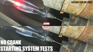Bad Starter or Bad Wire? - Starter Tests Everyone Can Do (family intro)