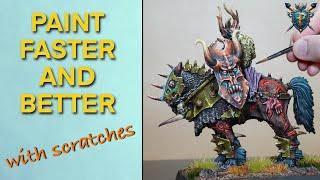 Let's Paint with Scratches | Miniature Painting Tutorial