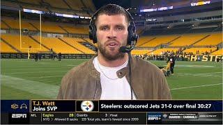 Steelers are READY for Super Bowl! - T.J Watt tells ESPN about Russell Wilson insane debut perform