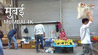 MUMBAI Walking Tour  - India’s Mega City Life 4K HDR