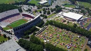 Drone Over Clemson University for Clemson vs Auburn 2017