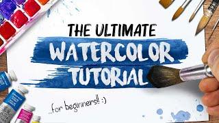 The ultimate WATERCOLOUR TUTORIAL | For beginners | Drawlikeasir