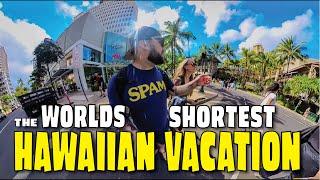 The world's SHORTEST Hawaiian Vacation! (we went to the wrong hotel)