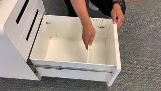 Steel Pedestal File Cabinet how to adjust letter file to legal file