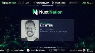 Nuxt Nation 2024: Alexander Lichter - Nuxt, Nitro and h3 in Practice - Unleash the Full Stack Beast