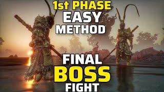 Black Myth: Wukong | The Great Sage's Broken Shell BOSS Fight Gameplay (1st Phase EASY Method)