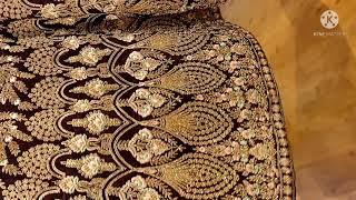 in vine colour Bridal lehanga #best price MALIKAA COUTURE