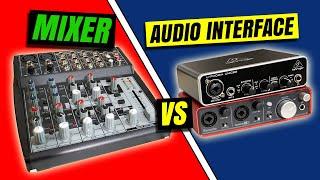 USB Audio Interface vs Mixer - What’s the Difference?