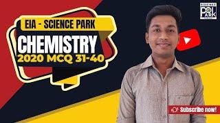 GCE Advanced Level 2020 Chemistry MCQ 31 - 40 Explanation