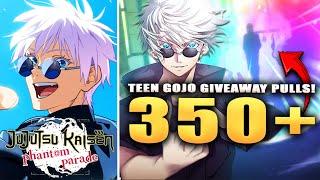 TEEN GOJO 350+ PULLS & GIVEAWAY! YOU GONNA LOVE THIS! (Jujutsu Kaisen Phantom Parade)