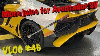 JackUltamotive R8 came in for FI exhaust swap, Aventador SV get Capristo test pipes and more. VLOG46