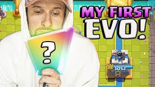 I Unlocked MY FIRST EVO in CLASH ROYALE!!