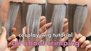 cosplay wig tutorial: all about crimping