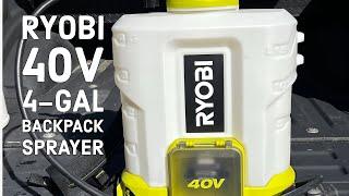 RYOBI 40V 4 Gallon Backpack Sprayer Review