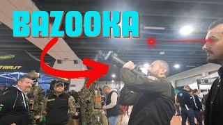 ABBIAMO  SPARATO con un  BAZZOKA alla  FIERA DI FERRARA- softair VLOG