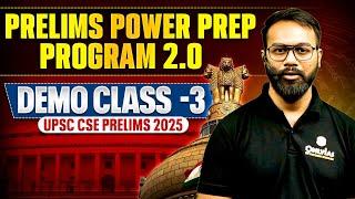 Prelims PowerPrep Program | Demo Class - 3 | UPSC 2025-26 | PW OnlyIAS