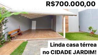 *** VENDIDA *** 60372 - CASA A VENDA NO BAIRRO CIDADE JARDIM – UBERLÂNDIA-MG