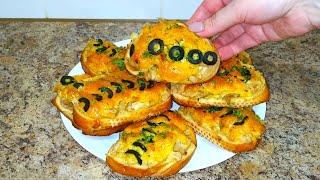 ГОРЯЧИЕ Бутерброды- Шикарный рецепт из Курицы на Праздничный Стол! Простые и Безумно Вкусные