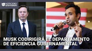 Trump designa a Elon Musk para codirigir el Departamento de Eficiencia Gubernamental