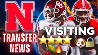 STAR LB Transfer VISITING NEBRASKA + Georgia DB| UPDATE | Husker Football Portal News